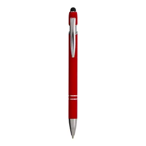Penna Touch in Alluminio Gommato Personalizzata per Gadget Promozionali - Product Image 3