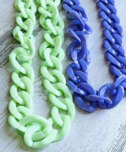 FOR THE BEST QUALITY RESIN CHAIN LINKS AVAILABLE ALL SIZE and All Colour the Resin Chain Marketing Price - Product Image 2
