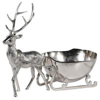 Sortie d'usine promotionnel grande capacité ronde en aluminium cerf seau à glace hôtel et Barware métal Champagne seau à glace refroidisseur
