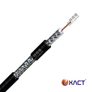 <span class=keywords><strong>Cable</strong></span> <span class=keywords><strong>Coaxial</strong></span> Digital RG6 de 75 Ohmios, <span class=keywords><strong>Cable</strong></span> de Alta Velocidad con Cuádruple Blindaje <span class=keywords><strong>para</strong></span> TV Inteligente 4K UHD, Internet de Banda Ancha y Antena Parabólica - Product Image 1