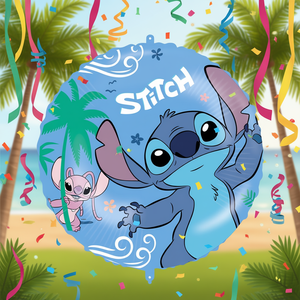 Ballon en feuille d'aluminium Stitch 46 cm, décorations de fête, lot de 2 - Product Image 3