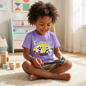 T-shirt fantaisie Cuphead pour enfants - Product Image 4
