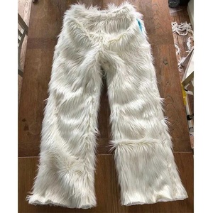 กางเกงวอร์มทรงหลวมขาบานผ้าฝ้ายคุณภาพสูงแบบย้อมสีเอซิดสไตล์วินเทจสีดำ - Product Image 1