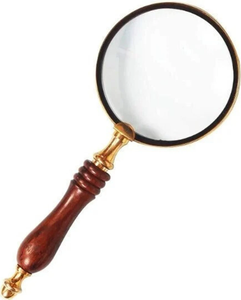 Belle loupe journal lecture pour table d'étude à domicile livre décoratif lecture carte guide conception nautique collection - Product Image 1