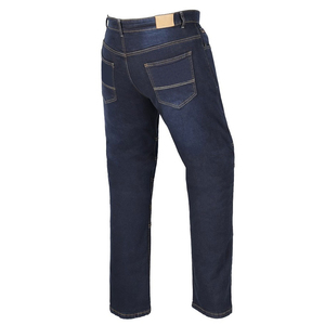 Jeans bleus classiques droits de haute qualité pour hommes vente en gros de pantalons en denim haut de gamme Streetwear entretenu OEM - Product Image 3