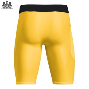 Customized Logo Adult Size <b>Men</b> Sporty Mid <b>Compression</b> <b>Shorts</b> Elastic Waist Active Wear Solid Eco-Friendly Breathable Quick Dry - Product Image 2