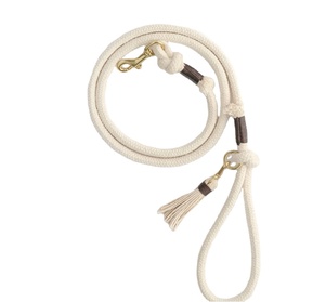 Handmade Cotton Snake Shape Accessory Customized Colored Cotton Rope Handmade Dog <b>Leash</b> <b>Pet</b> <b>Leash</b> Set - Product Image 1