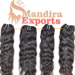 Extensions de cheveux humains vierges crus vietnamiens cuticules alignées Double étirage Pas d'enchevêtrement Pas de perte Vendeur en gros Cheveux humains ondulés - Product Image 1