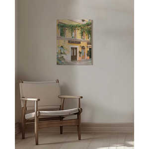 Impresión artística en lienzo del restaurante Trastevere en Roma - Product Image 3