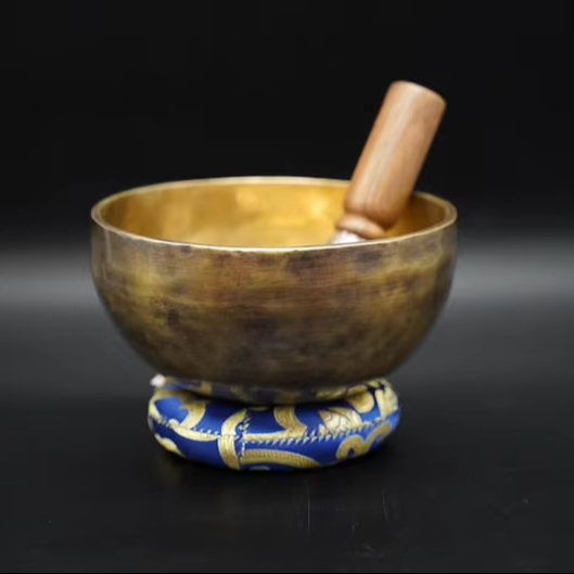 Tree of Life Tibetan Singing Bowl Handmade Meditation Sound Bowl for Yoga Healing from Nepal