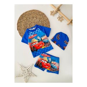 Mio piccolo costume da bagno a manica corta King Mc Boy-blu
