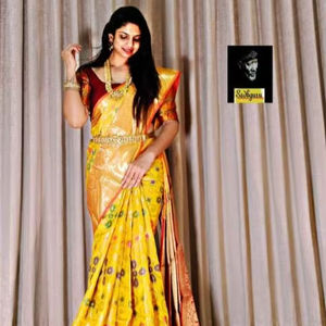 Banarasi Handloom fiesta y boda Los mejores saris al por mayor en India - Product Image 1