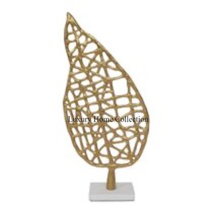 New <b>Leaf</b> Shape Handmade Sculpture Rustic Stylish Home and Office Tabletop Decor Accessories in Reasonable Price Attractive Look - Product Image 6