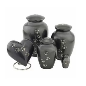 Brass Metal Cremation Urn Set of 5 for Funeral Supplies for Adult <b>Ashes</b> <b>Keepsake</b> Urns Pet Urns to Save Memory - Product Image 1