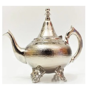 Tetera de latón decorativa para el hogar, café y tetera chapada en plata, alta calidad, bajo precio - Product Image 3