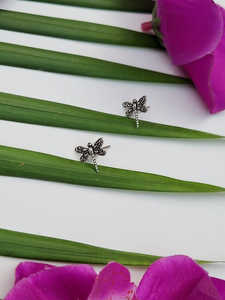 Pendientes de Libélula de Plata de Alta Calidad, Joyería Elegante con Brillo, Directo de la India - Product Image 2