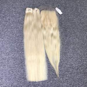 Hot Frontal Natural Straight,100% Raw Virgin Hair Vietnamese Bone Straight Hair, Peluca de cabello humano Parte media - Product Image 1