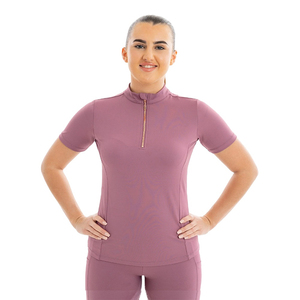 เสื้อเบสเลเยอร์สำหรับขี่ม้าขายดีสำหรับผู้หญิง แบบสั่งทำพิเศษ แขนยาว ระบายอากาศ แห้งเร็ว ยืดได้ 4 ทิศทาง - Product Image 1