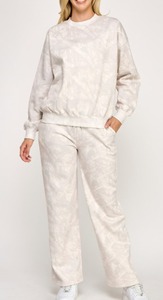 2025 Women's Oversized Fleece <b>Sweatshirt</b> Shorts Embroidered <b>Leopard</b> Streetwear Vintage Plus Size Ankle-Length Winter - Product Image 4