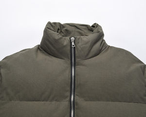 เสื้อแจ็คเก็ตพัฟเฟอร์แบบมีฮู้ด ซิปเต็มตัว กันลม ระบายอากาศ น้ำหนักเบา สไตล์ลำลองสำหรับผู้ชาย เหมาะสำหรับออกกำลังกาย  พร้อมโลโก้แบบใหม่ - Product Image 3