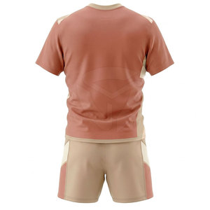 Uniforme de Rugby para Hombre, Ajuste Cómodo, Material Transpirable, Conjunto de Jersey y Pantalones Cortos, Ideal para Entrenamientos, Partidos y Ropa Deportiva - Product Image 3