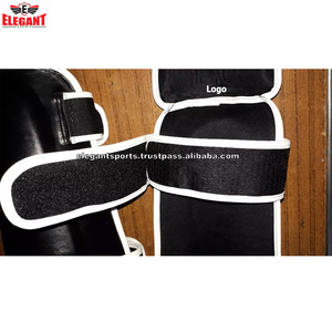Espinilleras para hombre, Material de cuero elegante para deportes, fabricado en paquistaní, venta al por mayor, último diseño, equipo de entrenamiento - Product Image 6