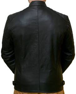 Hot Bikers Chaqueta de cuero de invierno con tela Sherpa Transpirable Personalizable High Street Cierre de cremallera Forro de viscosa-Venta al por mayor - Product Image 5
