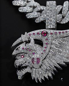 Pendentif en argent 925 avec diamant VVS et moissanite, style hip-hop, avec design de nom glacé, passe le testeur de diamants pour les rappeurs - Product Image 5