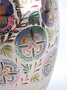 Urna de cremación de flores de celosía de latón hecha a mano, tamaño personalizado para cementerio, urna conmemorativa de entierro para cenizas humanas - Product Image 3