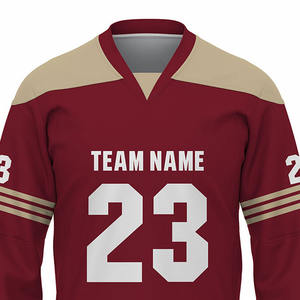 Uniforme de Hockey sobre Hielo Totalmente Transpirable y Elástico para Adultos, Jersey de Hockey sobre Hielo de Poliéster de Alta Calidad con Diseño Libre - Product Image 6