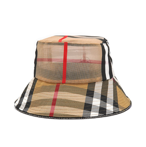 Custom <b>Man</b> Plain Wide Brim Autumn BSCI OEM Wholesale BRIGHTSHOW Cotton <b>Bucket</b> <b>Hat</b> ODM in check design - Product Image 2