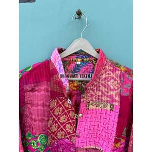 แจ็กเก็ตผ้านวมผ้าฝ้าย100% ใส่ได้ทั้งชายและหญิงของขวัญทอแบบระบายอากาศได้ดีพิมพ์ลายเป็นแบบมีหลายสี - Product Image 3