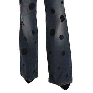 Jeans holgados para mujer con tela cómoda, diseño elegante, perfectos para uso diario y salidas informales. - Product Image 4