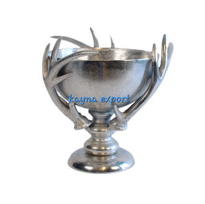 Cuenco de dátiles elegante con hojas de metal de lujo para cocina modular y mesa de comedor que sirve para uso a precios económicos - Product Image 2