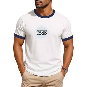 T-shirts vierges en gros sonnerie impression personnalisée parfaite t-shirts - Product Image 5