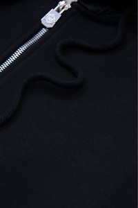 Street-Wear Logotipo personalizado Transpirable Suave Entrenamiento jogging wear Zip-up Hoodie mens cropped HOODIE blanks - Product Image 5