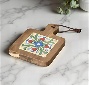 Planche à découper en bois massif robuste, planche à découper de cuisine pour la viande, le poisson, les légumes, finition lisse, écologique, passe au lave-vaisselle - Product Image 4