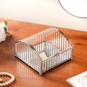 Caja de Joyería Premium de Metal y Vidrio con Paneles Transparentes para una Exhibición Elegante y Almacenamiento Seguro en el Hogar - Product Image 6