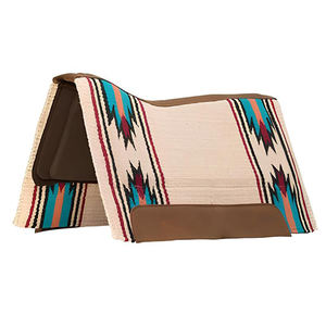 Tapis de selle en laine haute densité de qualité supérieure pour le confort et la performance Couches respirantes avec doublure en tissu pour l'équitation - Product Image 1