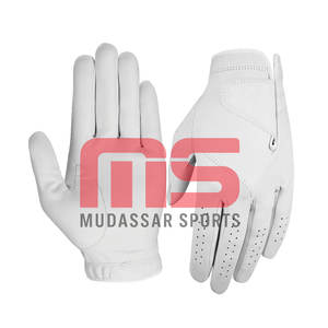 Guantes de Golf Ligeros de Cuero Genuino, Palma Flexible, Forro Resistente al Sudor, Opción de Logotipo Personalizado para Entrenamiento Profesional de Golf - Product Image 3