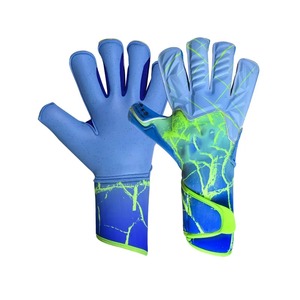 Fournisseur direct d'usine OEM Gants de gardien de but de football pour jeunes professionnels en latex épais Dragonne réglable pour les doigts - Product Image 1