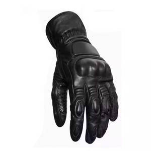 Gants de motocross en cuir antidérapants résistants à l'usure à doigts entiers avec fermeture auto-agrippante unisexe - Product Image 4