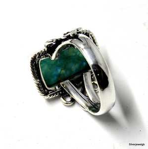 Anillo de piedras preciosas de piedra natal bohemia de plata de ley con tratamiento térmico de coral natural blanco para mujer - Product Image 2