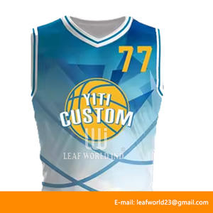 Vente en gros de vêtements de sport d'été uniformes de basket-ball pour garçons grande taille personnalisés respirants maillots imprimés par sublimation pour garçons - Product Image 4
