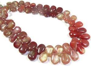 ขายส่งจำนวนมาก8.50-12.50มมลูกปัดลูกแพร์ขัด100cts andesine labradorite ผลึกเรียบอัญมณีหลวมธรรมชาติ - Product Image 5