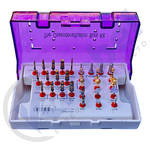 Kit professionnel de forets pour implants dentaires, 29 pièces, fraises d'osteodensification, instruments chirurgicaux, Pakistan - Product Image 1
