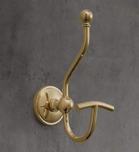 Luxury inspired heavy brass wall <b>hooks</b> for elegant boutique interiors that demand both charm and sturdiness - Product Image 1