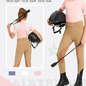 Comfort Focus Women Breathable Waterproof Windproof Spandex/Polyester <b>Riding</b> <b>Leggings</b> Quick Dry Anti Slip <b>Horse</b> <b>Riding</b> Training - Product Image 6