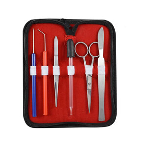 Grossistes Kit de dissection fine Zippy Niveau collège communautaire de qualité Ensemble de 8 pièces Ciseaux de sol en acier inoxydable - Product Image 6