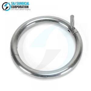 SAJ SURGICAL CORPORATION Anneau de nez de taureau robuste SAJ-ANR-0004 l'équipement vétérinaire en acier inoxydable extra fort pour les grands - Product Image 4